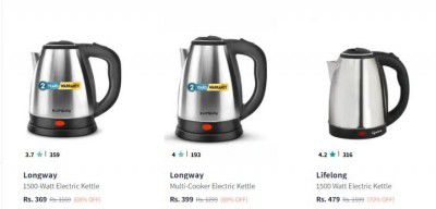 Myntra: Upto 78% OFF On Electric Kettle | Starts At ₹369
