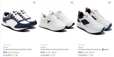 Amazon: Upto 79% OFF On Aircum Men’s Sports Shoes | Starts At ₹500