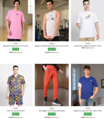 Upto 72% OFF - Adidas Clothings | For Mens