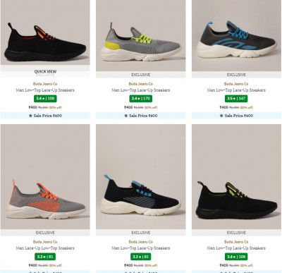Upto 80% Off On BUDA JEANS CO Men's Shoes