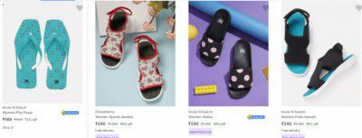 Flipkart: Upto 80% Off On Footwear