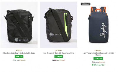 Ajio : Upto 80% Off On Netplay Starts At ₹210 