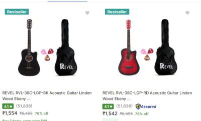Upto 90% OFF ON Revel Musical Instruments