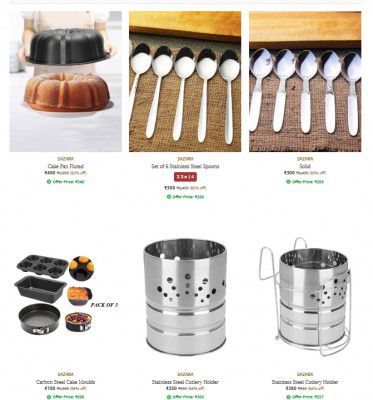 Upto 80% Off SAZARA Kitchen Tools | Start At Rs 300