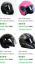 Upto 80% OFF -  Srh Biker Helmets Starts Rs 380...