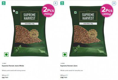 Swiggy Instamart Loot: Upto 81% OFF on Supreme Harvest Jeera  