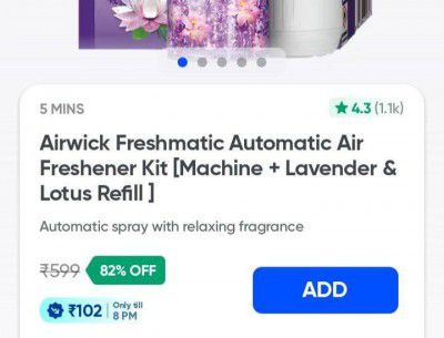Swiggy instamart : Upto 65% OFF ON Airwick