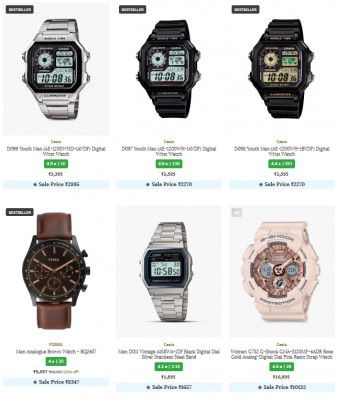 [ All Brand ] Upto 83% Off On Watches | Start At Rs 516