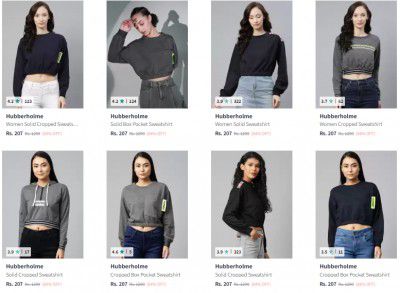 Upto 84% Off On Hubberholme Womens Sweatshirt | Starts @220