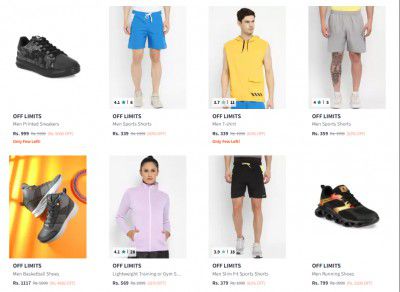 Myntra : Upto 90% Off On Off Limits Footwear & Clothing | Starts At ₹318