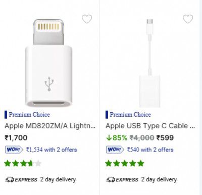 Upto 85% OFF ON APPLE Mobile Accessories