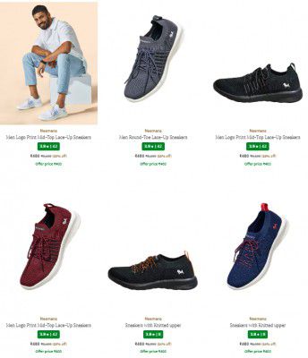 Ajio Footwear Loot : Upto 75% Off On NEEMANS Shoes