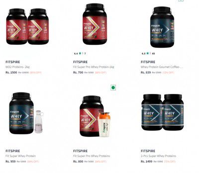 Upto 86% Off - Fitspire Protine Powder