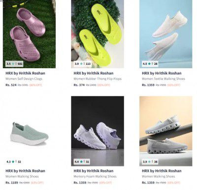 Upto 86% Off On HRX Women's Clogs