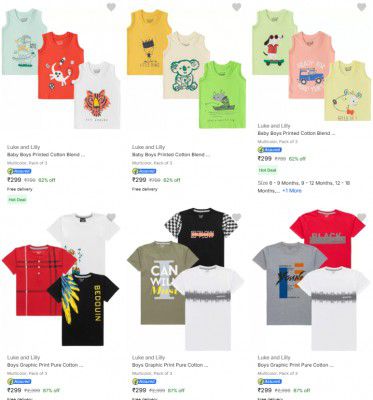 Upto 87% Off Luke And Lilly Kids T-Shirts | Starting @299