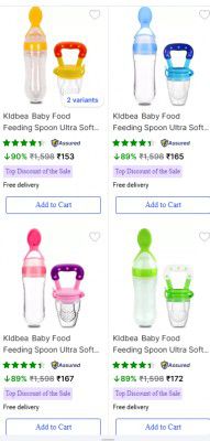 Upto 90% OFF ON Kidbea Baby Feeding Bottles