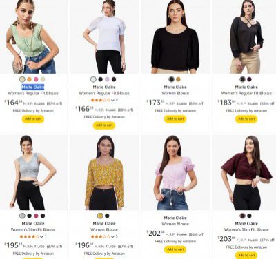 Upto 90% Off On Marie Claire Women's Clothing