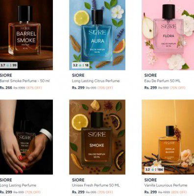 Upto 87% OFF - Siore Perfume | Starts At Rs.266