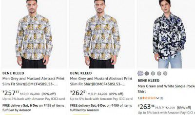 UPTO 90% OFF | Bene Kleed Shirts at Rs 181