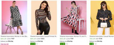 Upto 90% OFF on Top-Selling Women Dresses, Tops & More