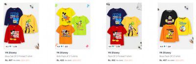Upto 90% Off on Yk Disney Tshirts | Start At Rs.143