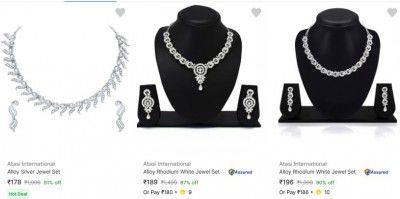 Flipkart: Upto 94% OFF On Atasi International Jewellery Sets | Starts At ₹178