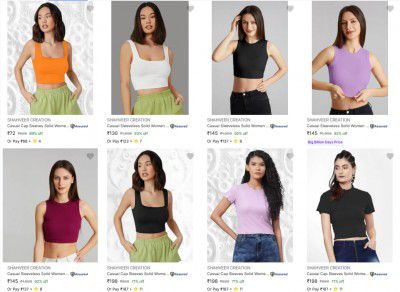 Flipkart : Upto 93% OFF On Shahveer Creation Womens Tops | Starts At Rs 72
