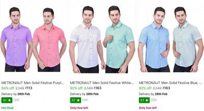 Upto 94% OFF On Metronaut Shirts | Starts At Rs.113