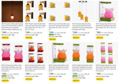 Amazon : Upto 95% Off On Afast Lights 