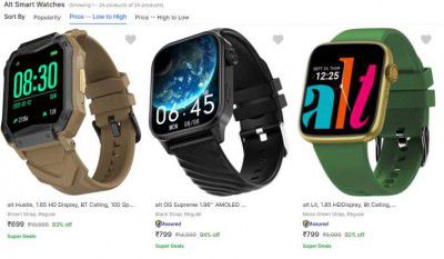 UP TO 96% OFF | Alt Smart Watches, Start at 699