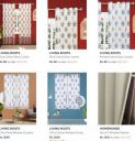 Upto 96% OFF - Living Roots Curtains And Sheers...