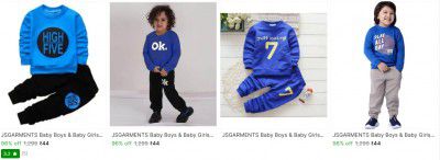 Upto 96% Off On JSGARMENTS 12 - 18 Months Boys Starts At ₹44