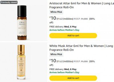 Upto 99% OFF - Aristocrat Attar