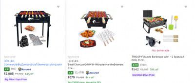 Flipkart: Upto83% OFF On Trigop Barbecues & Grills | Starts At ₹485
