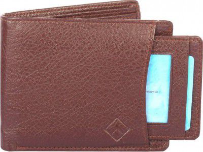 URBAN ALFAMI Men Brown Artificial Leather Wallet 