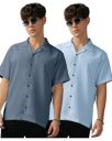 Urban Buccachi Men's Striped Half Sleeve Polycotton Shirt...