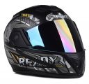 URBAN CARRIER Dashing ISI Certified Full Face Helmet for Men and Women with Rainbow Visor Motorbike Helmet-ABS Material(Batman)...