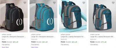 Urban Carrier Laptop Bags UP TO 90% off Starting @ ₹288
