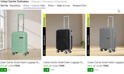 Urban Carrier Suitcases Starts At 998
