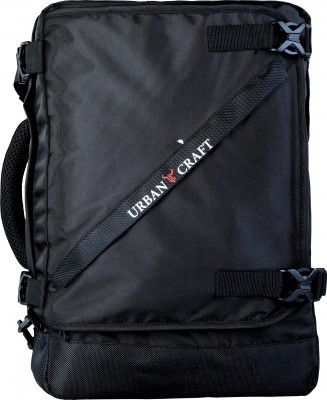 urban craft Fully Comfortable Multipurpose Black Backpack Messenger/Laptop Bag