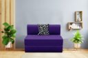 Urban Decor 3x6 1 Seater Single Fold Out Sofa Sectional Bed  (Finish Color - Purple Delivery Condition - Pre-assembled)...