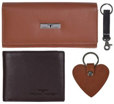 Urban Forest Spencer Leather Wallet Combo Gift Set