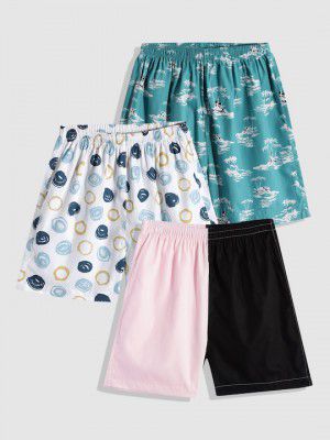 URBAN HUG Kids Pack of 3 Pure Cotton Boxers