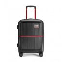 Urban Jungle Polycarbonate 360 Degree by Safari, Premium Cabin Trolley Bag, Small (55 Cm) Suitcase with USB Charging Socket, 8 Silent Wheel, Hardside Travelling Luggage for Both Unisex (Black)...
