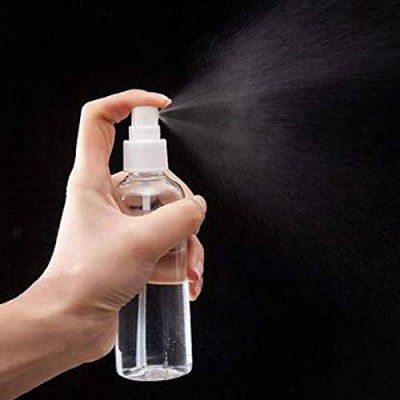Urban king ® 100ml Plastic Empt Refillable Fine Mist Sprayer Spray Bottle Atomizer with Ultra-Fine Mist Pump for Multipurpose Purposes (White)