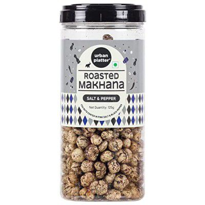 Urban Platter Roasted Makhana Salt & Pepper, 125g