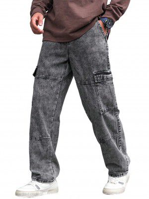 URBAN POCKETS Jeans for Men | Denim Cargo Pants (Cargo-U01-U02)