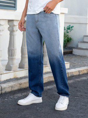 URBAN POCKETS Jeans for Men | Relaxed Fit | Baggy Wide Leg | (U-22)