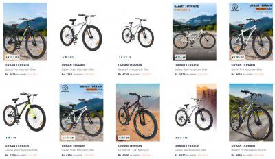 UP TO 82% OFF | URBAN TERRAIN Bicycle | Starts at Rs 2363