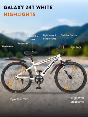 URBAN TERRAIN Galaxy Steel 24T Single Speed Mountain Bike